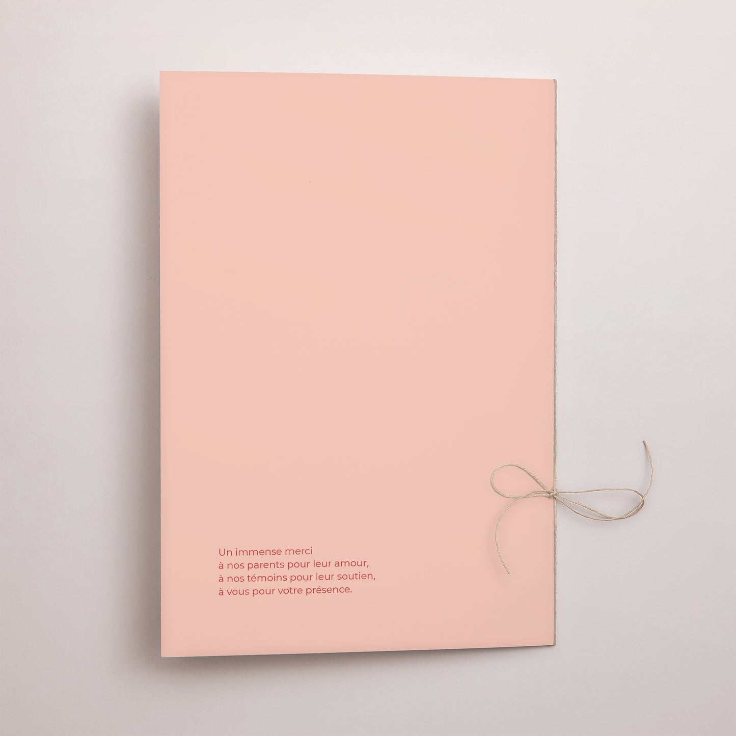 Livret de messe Mariage Double volet Un été acidulé photo N° 3