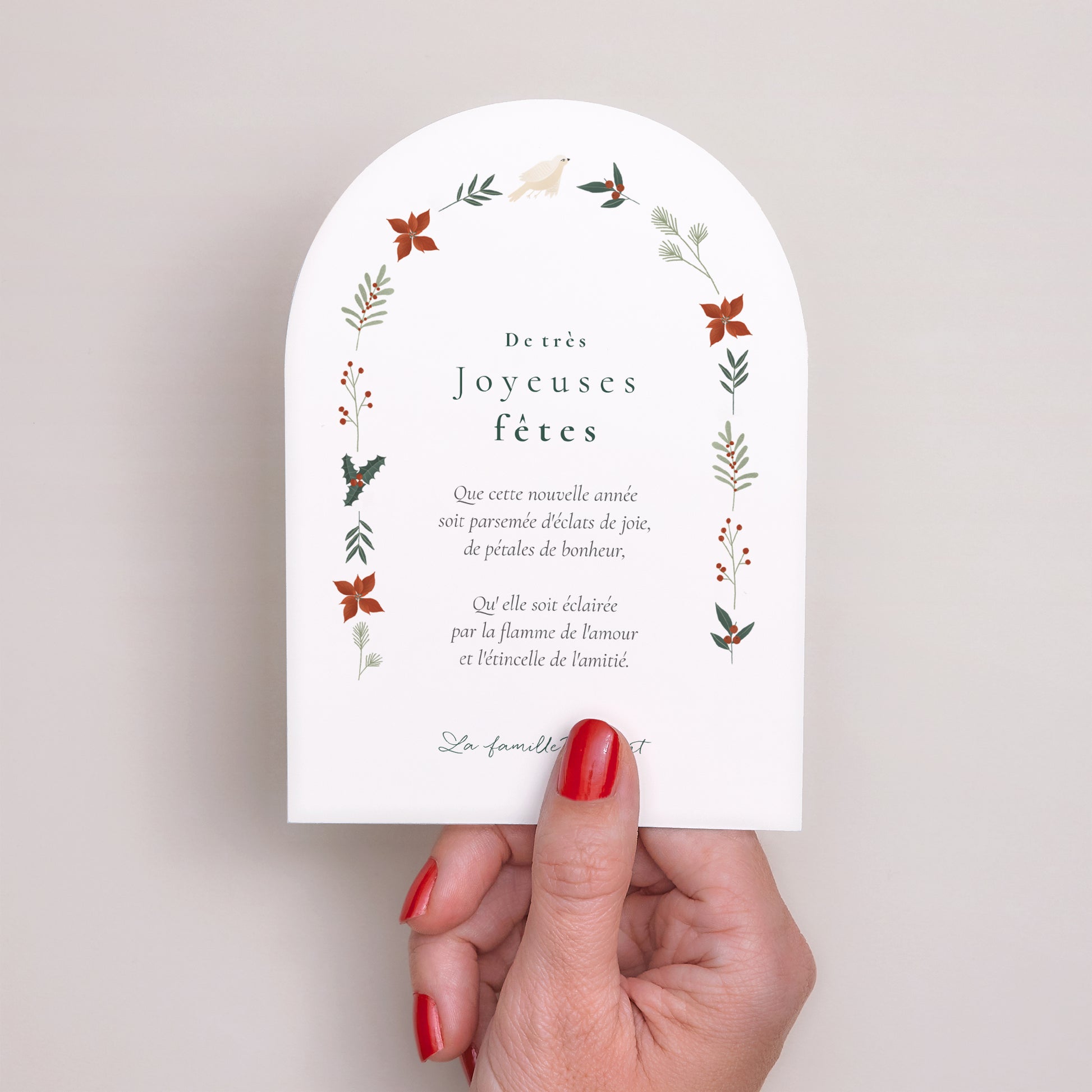 Carte de Noel Fin d'année Petite arche arche élements Noël photo N° 2