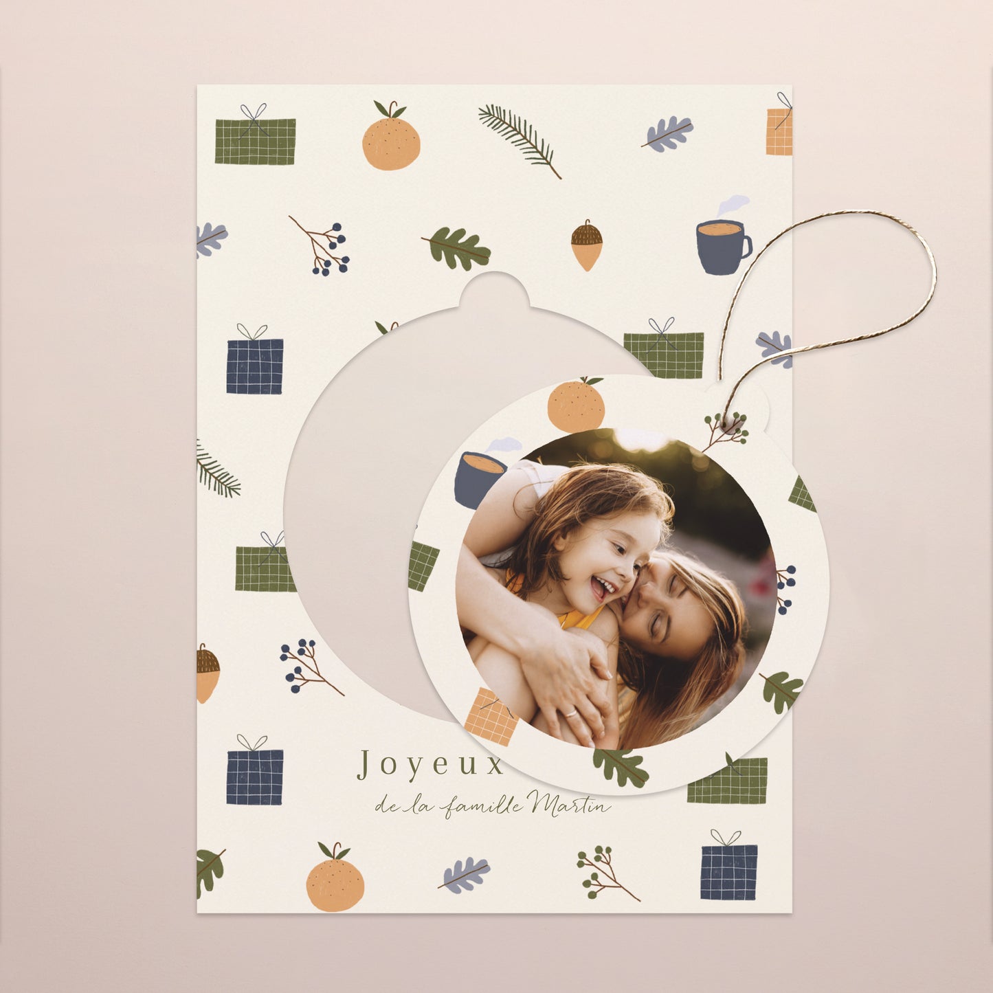 Carte de voeux Fin d'année Détachable Esprit de noël II photo N° 1