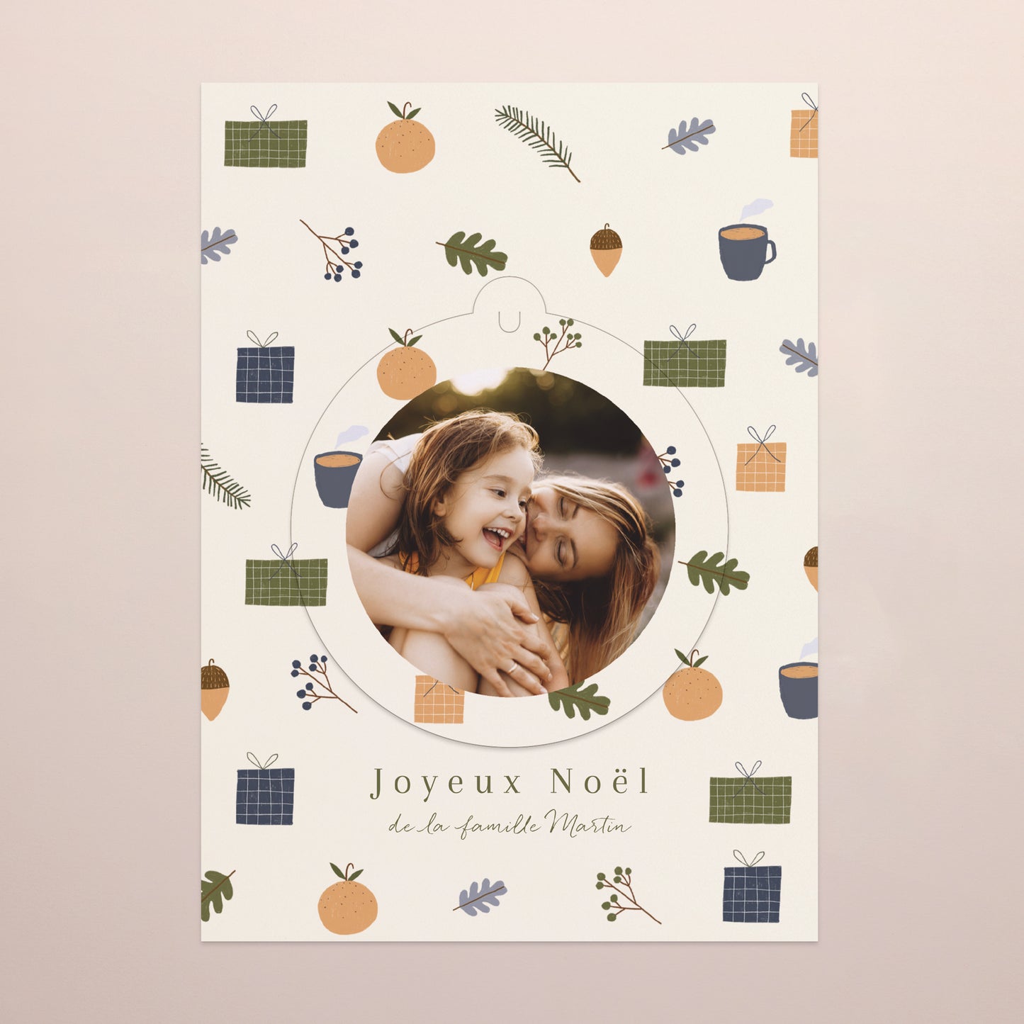 Carte de voeux Fin d'année Détachable Esprit de noël II photo N° 2