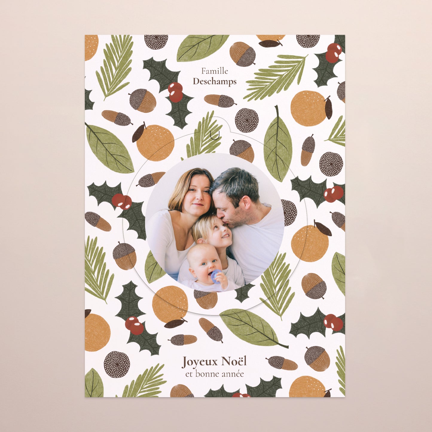 Carte de Noel Fin d'année Détachable Solstice d'hiver photo N° 2