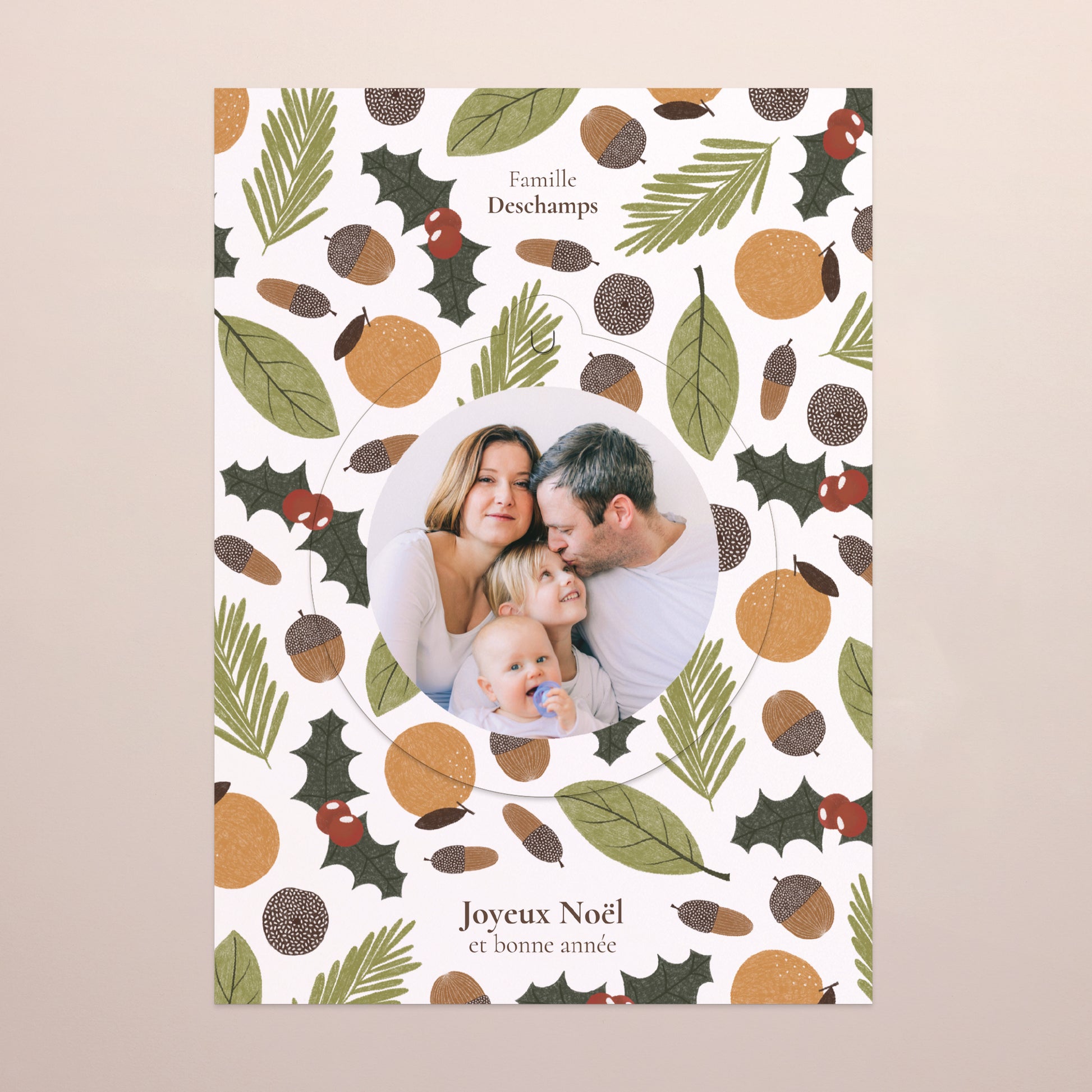 Carte de Noel Fin d'année Détachable Solstice d'hiver photo N° 2