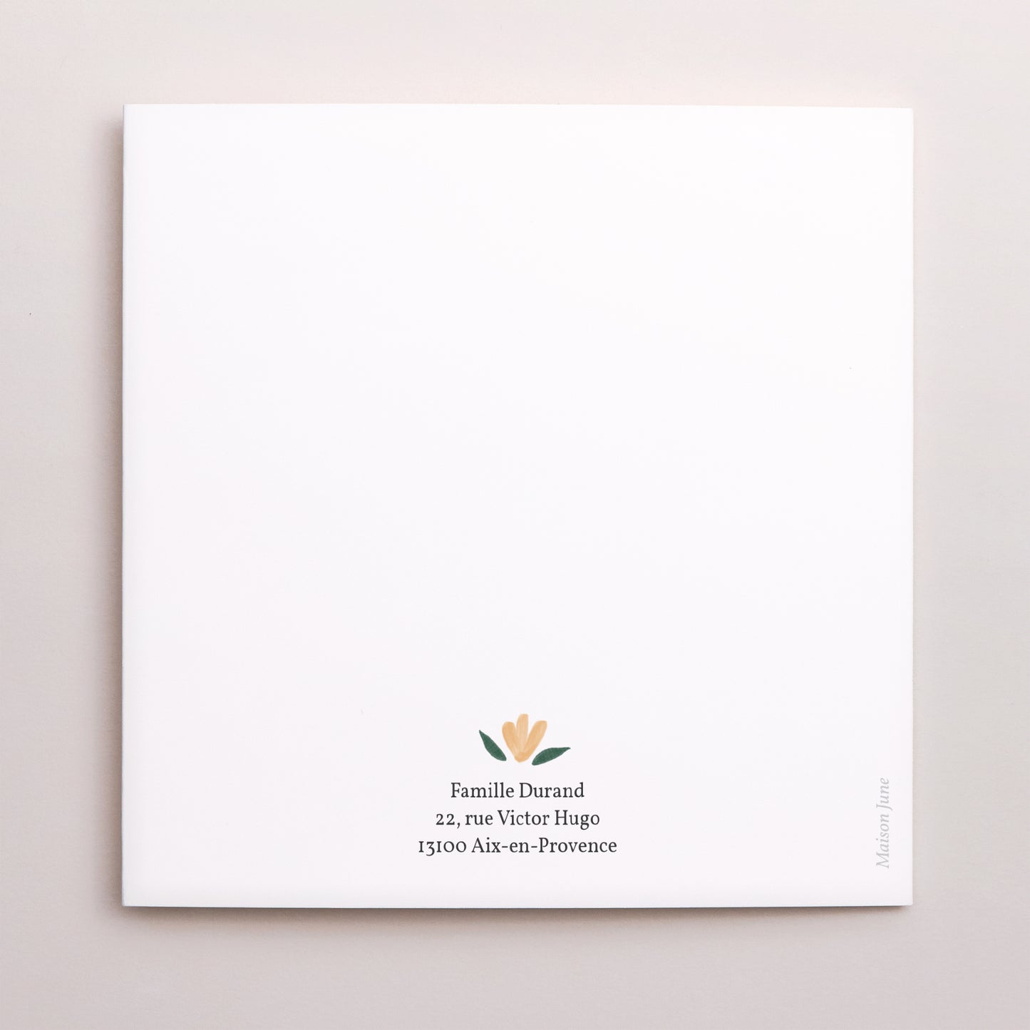 Faire-part Naissance Triptyque ouverture fenêtre Arc en fleurs Printanier photo N° 3