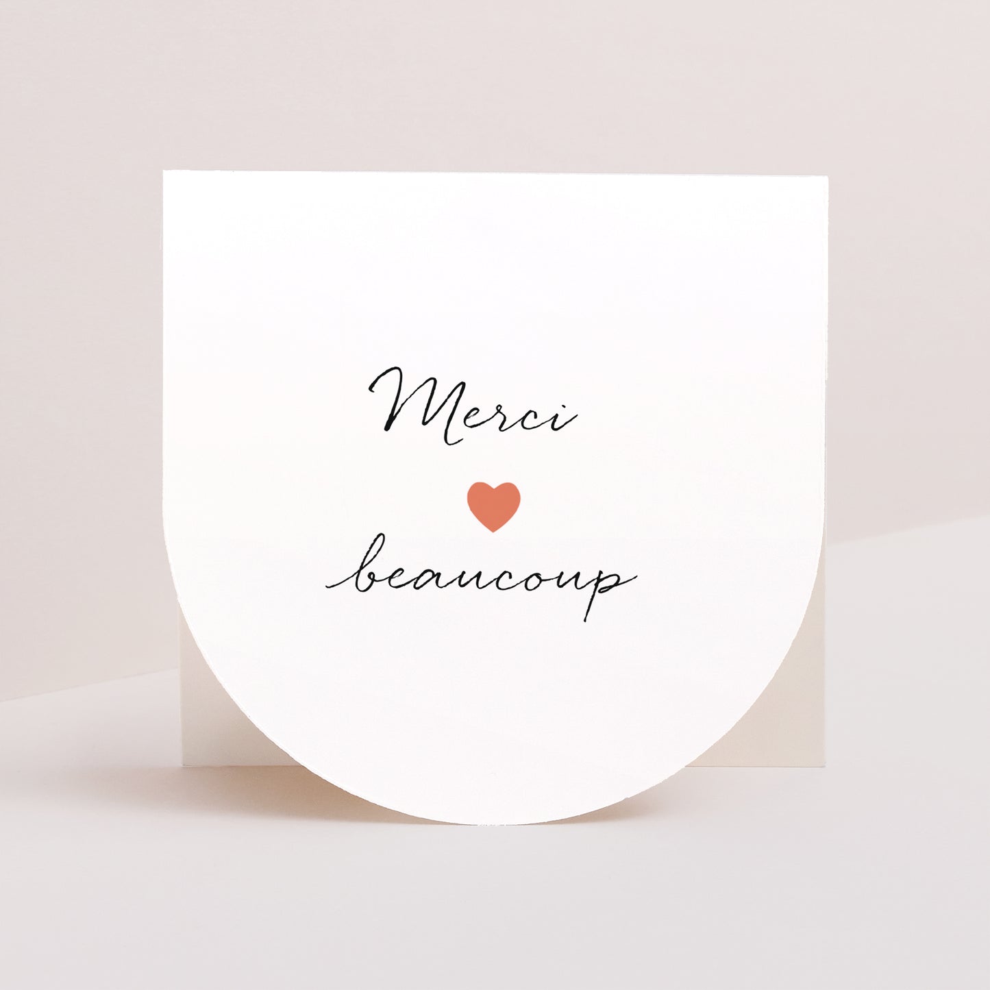 Remerciements Naissance Carré double volet demi-lune Atout Coeur photo N° 1