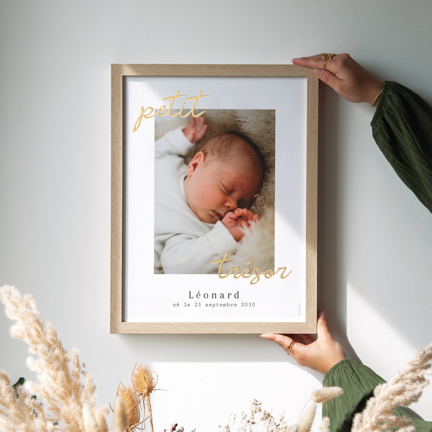 Affiche Naissance Portrait Petit Trésor photo N° 2
