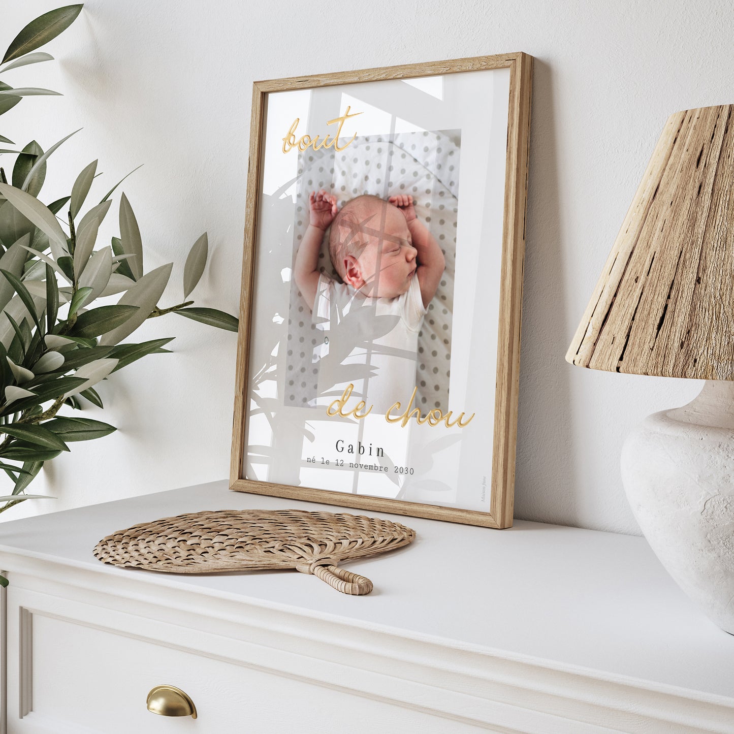 Affiche Naissance Portrait bout de chou photo N° 5