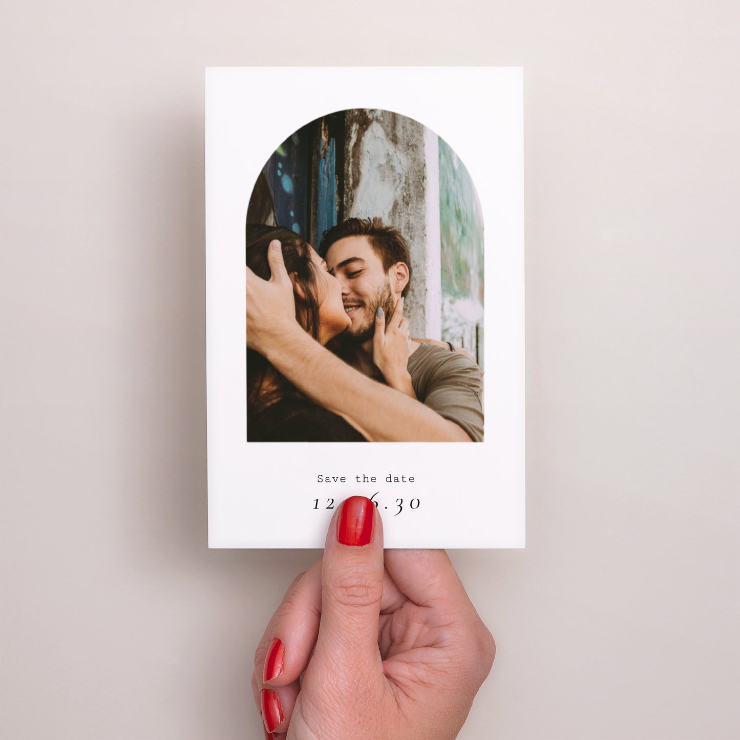 Save the date Mariage Portrait Arche photo photo N° 2