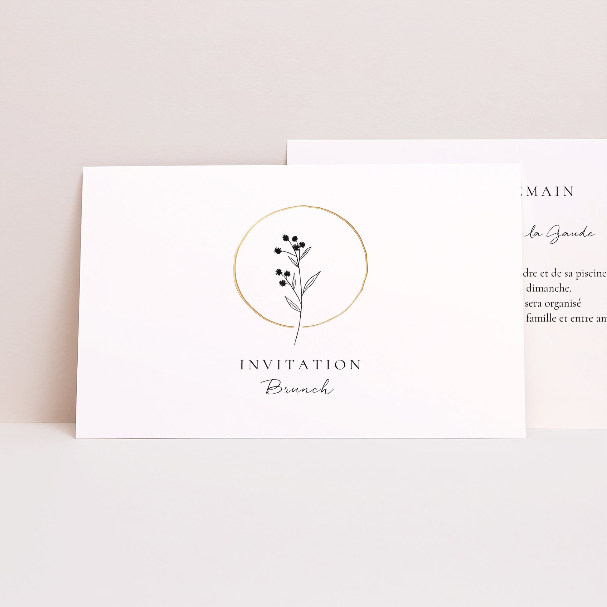 Invitations Mariage Paysage Alliance Végétale photo N° 1