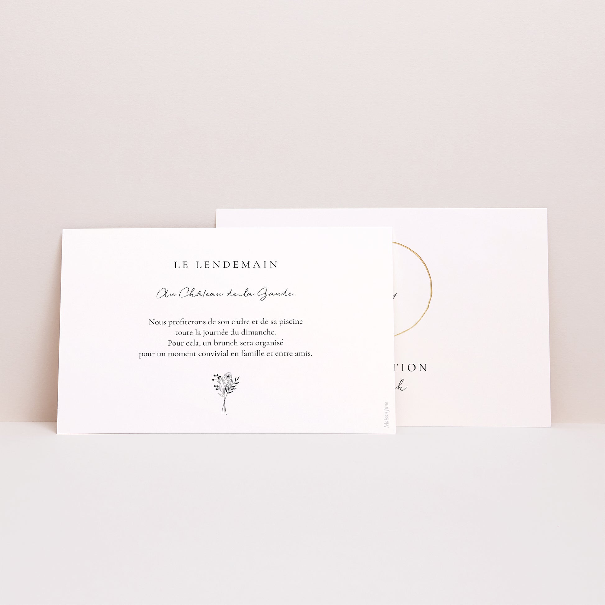 Invitations Mariage Paysage Alliance Végétale photo N° 2