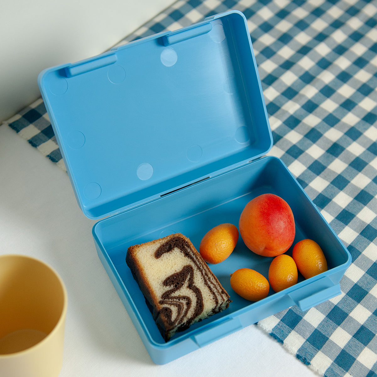 Boite goûter Anniversaire Enfant Bleue Petit pirate photo N° 3