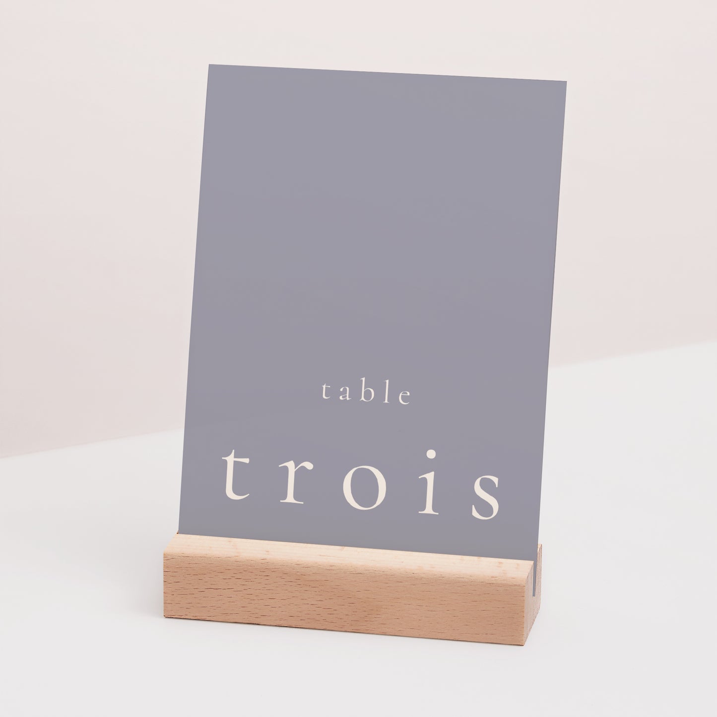 Marque table Mariage Rectangle Lavande aquarelle photo N° 3