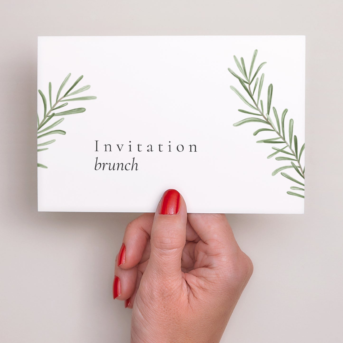 Invitations Mariage Paysage Romarin de Provence photo N° 3