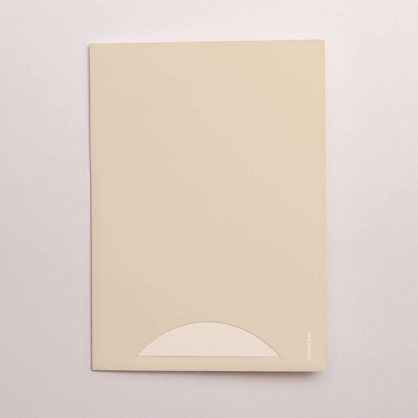 Faire-part Mariage Pochette 2 cartes champêtre crème chic photo N° 5