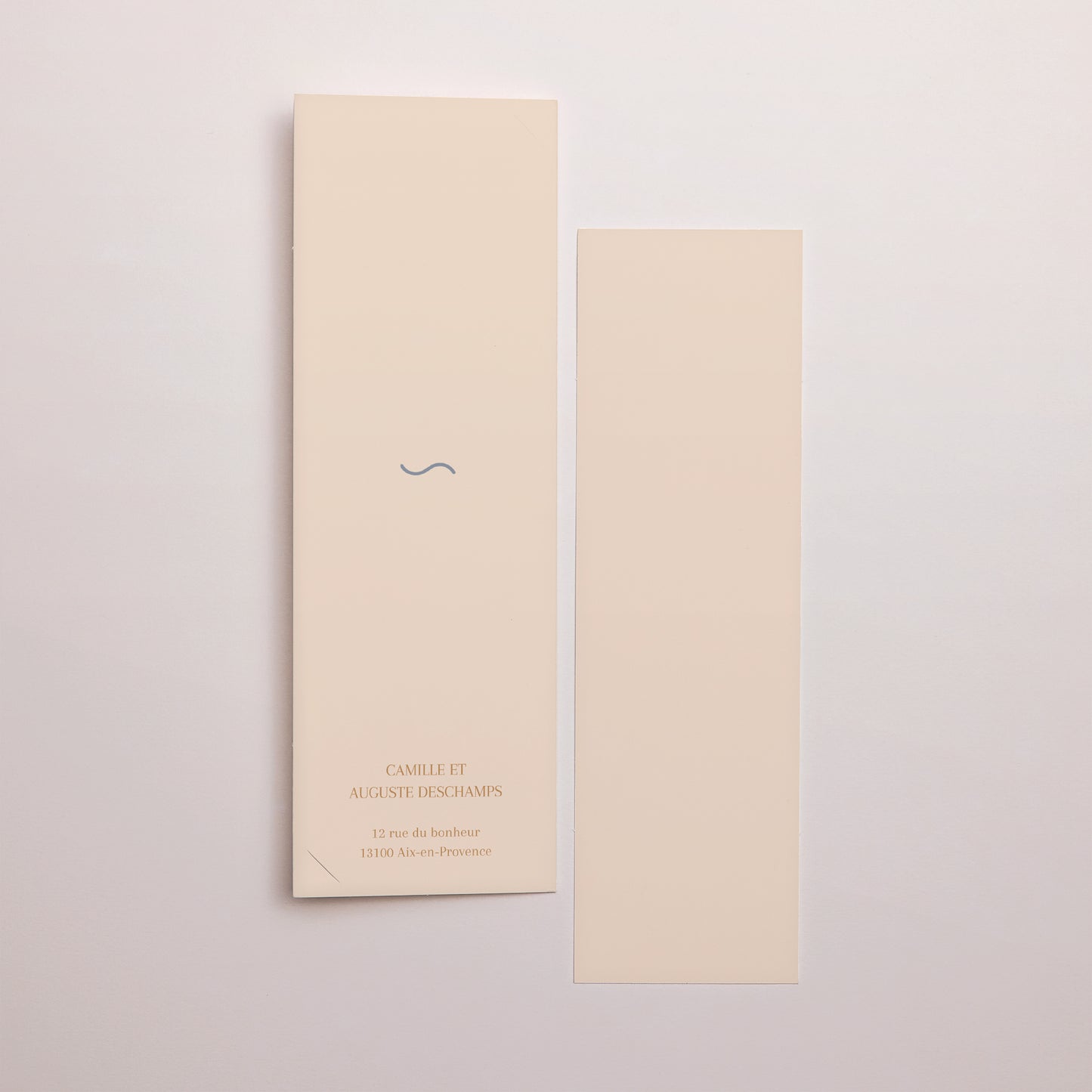 Remerciements Mariage Marque-page photo Bord de Mer photo N° 3