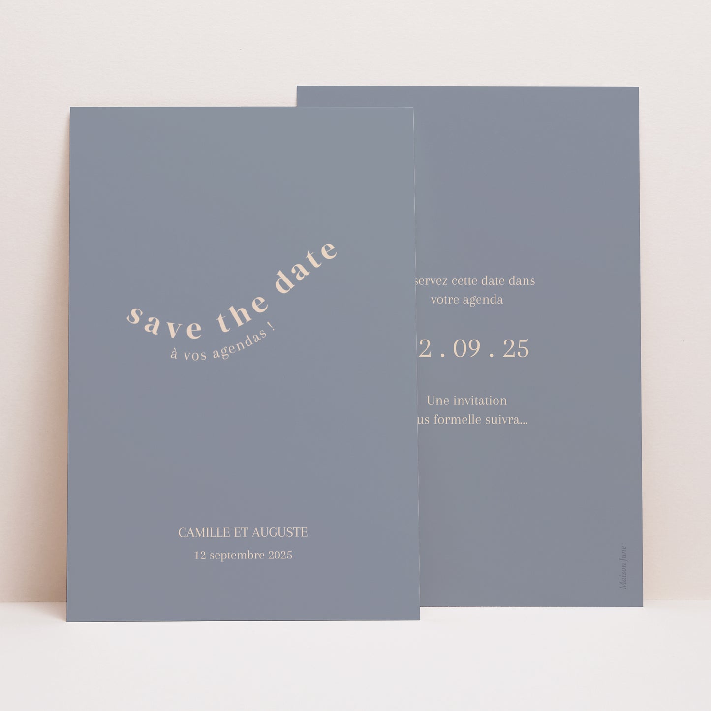 Save the date Mariage Portrait Bord de Mer photo N° 1