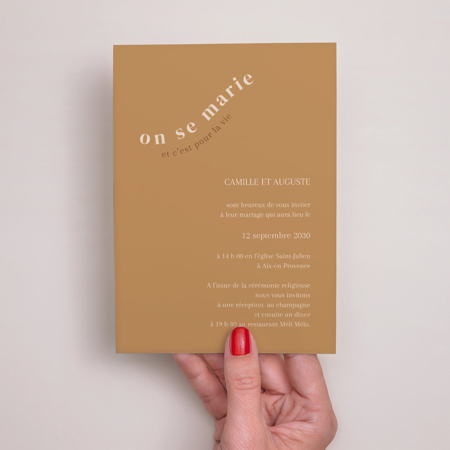 Faire-part Mariage Portrait Bord de Mer photo N° 2