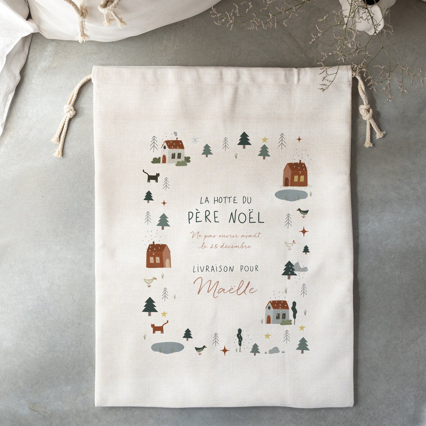 Sac de rangement Grand format Village de Noël photo N° 2