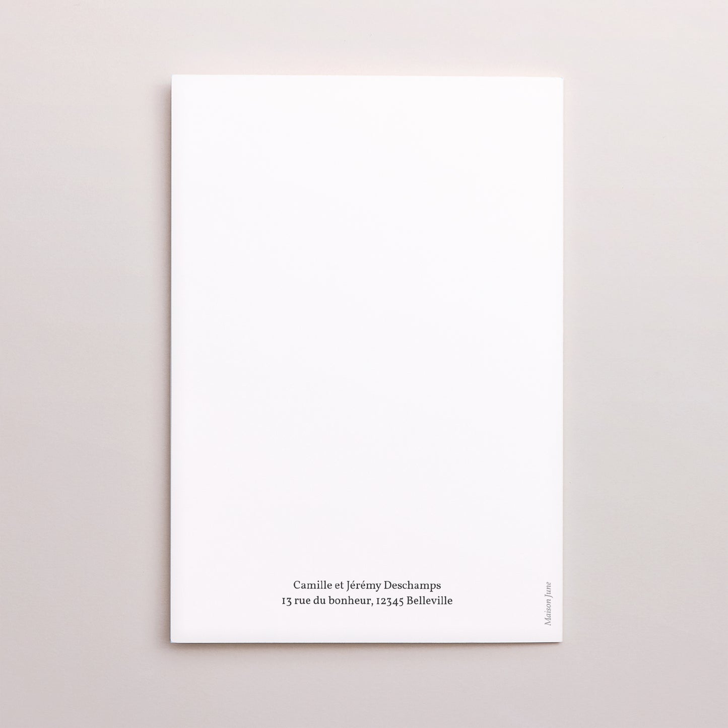 Faire-part Baptême Double volet portrait Floral Doré & Motifs photo N° 3