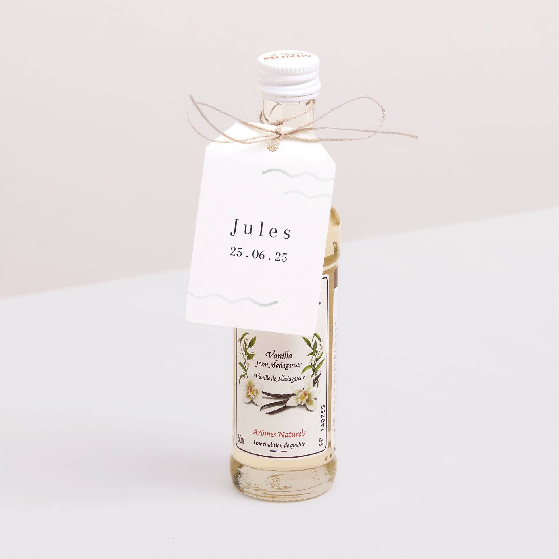 Etiquette perforée Communion Fanion Arche Ondulée, vert photo N° 3