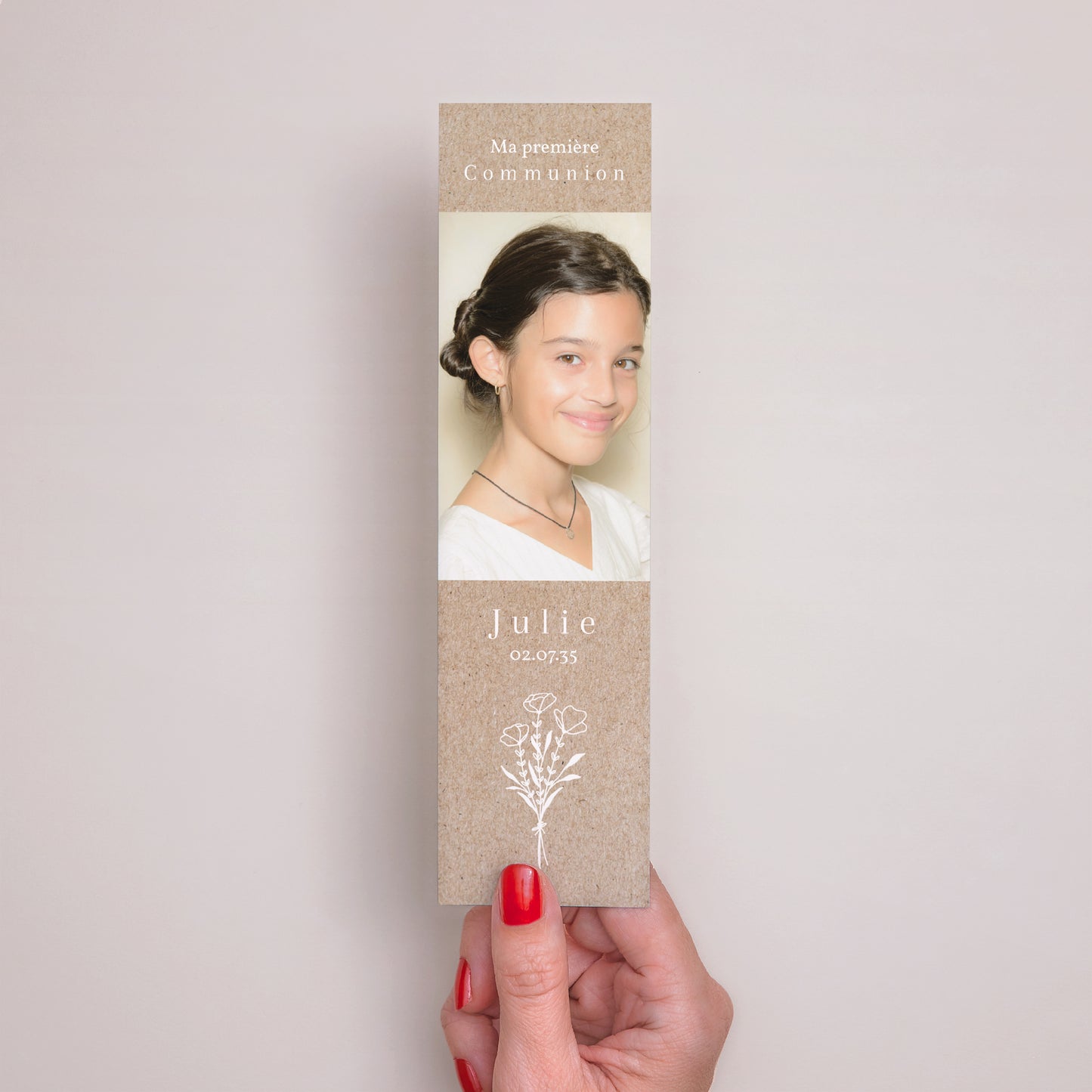 Marque-page Communion Marque-page Liberty Blanc photo N° 2