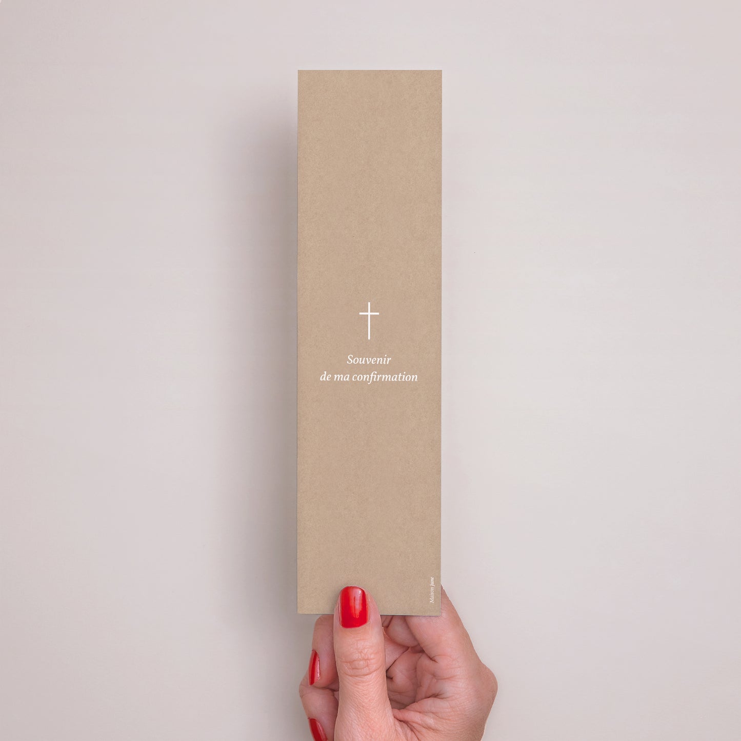 Marque-page Confirmation Marque-page Brin olivier kraft photo N° 3