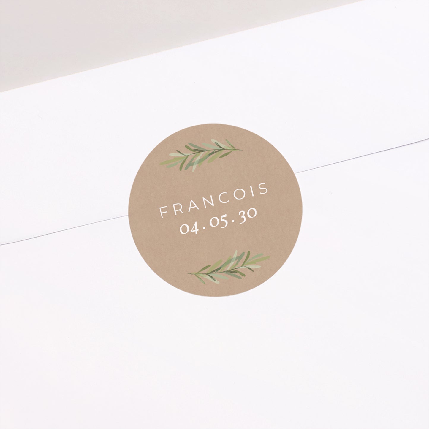 Sticker Confirmation Rond brin olivier kraft photo N° 1