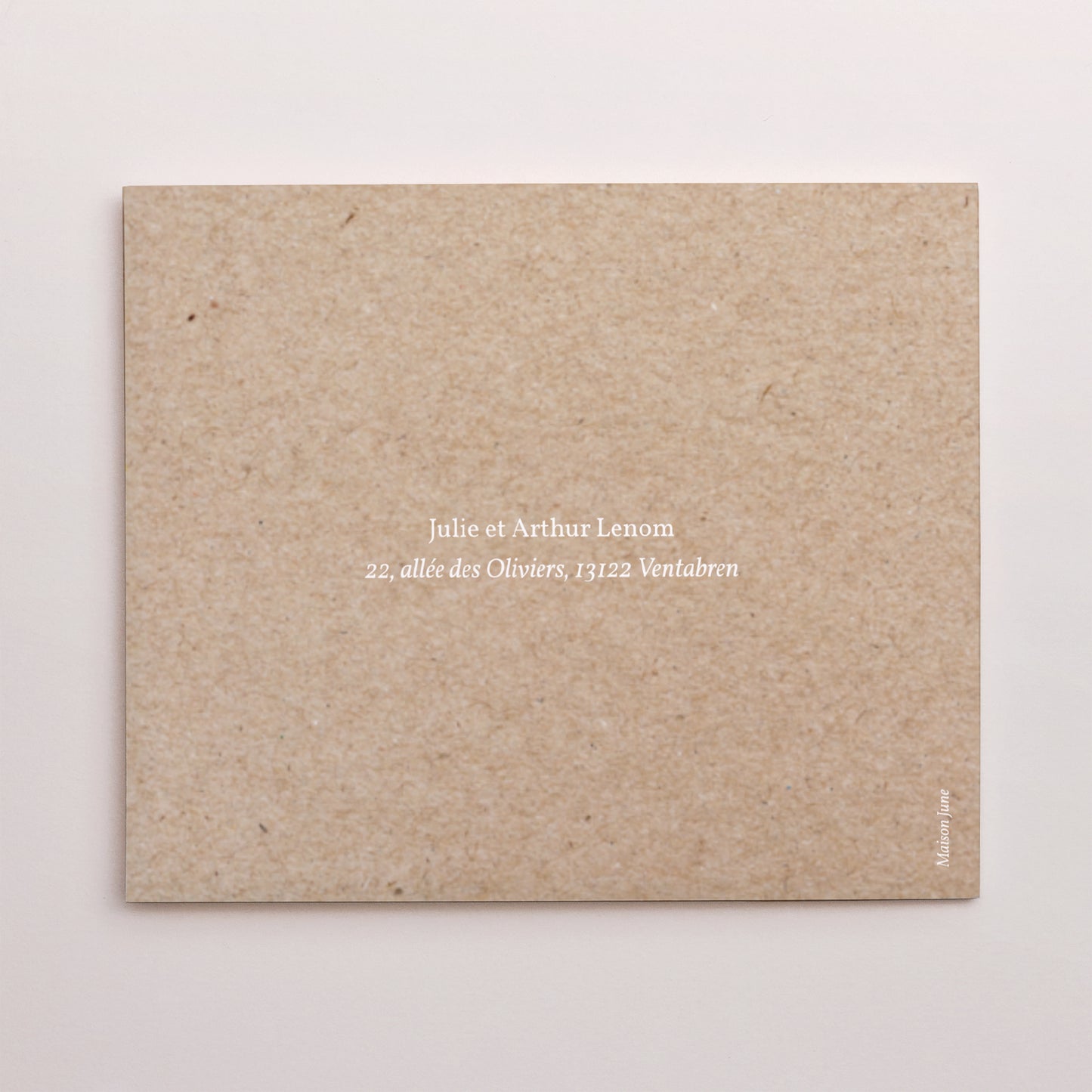 Remerciements Communion Double volet asymétrique Église, Effet Kraft photo N° 3