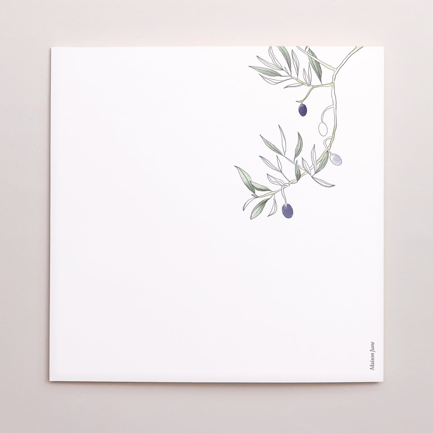 Remerciements Confirmation Carré double volet L'olivier et la colombe photo N° 3