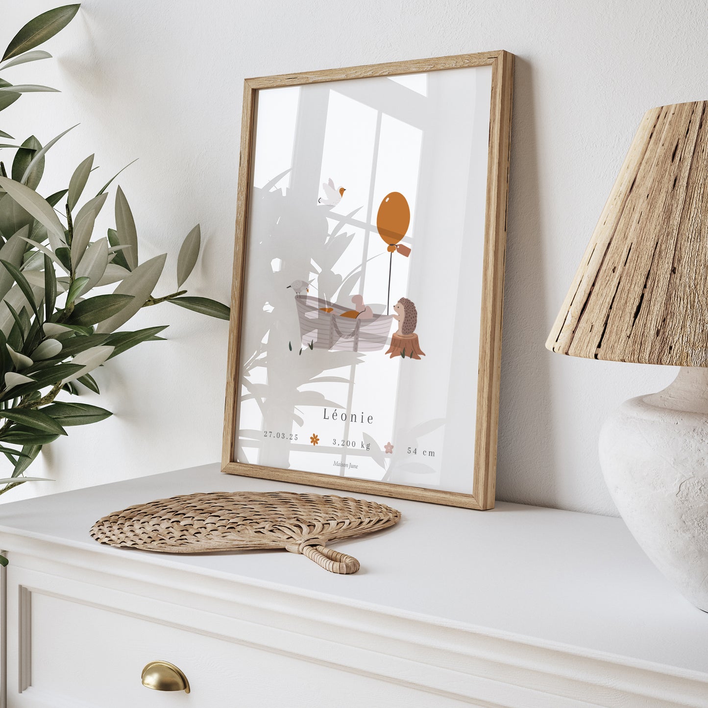 Affiche Naissance Portrait Le berceau de la nature photo N° 5