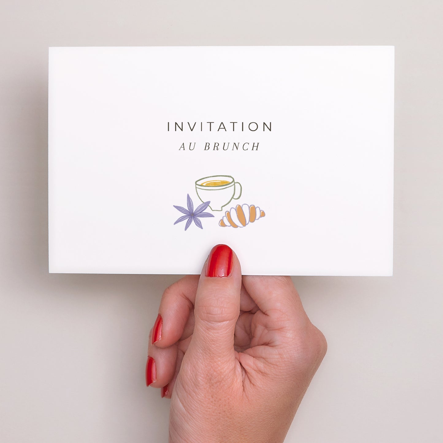 Invitations Mariage Paysage Bouquet champêtre photo N° 3