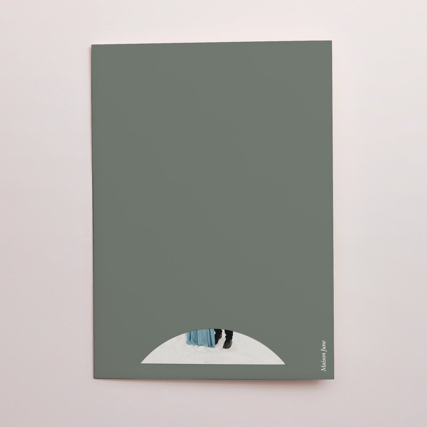 Faire-part Mariage Pochette 2 cartes Cadre floral photo N° 4