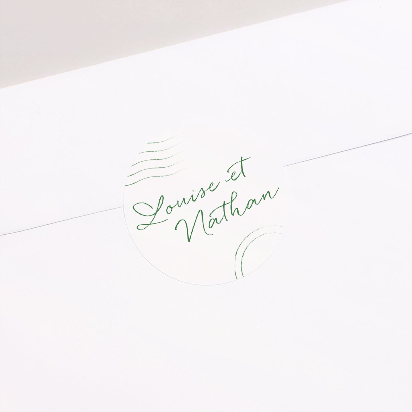 Sticker Mariage Rond Passeport photo photo N° 1