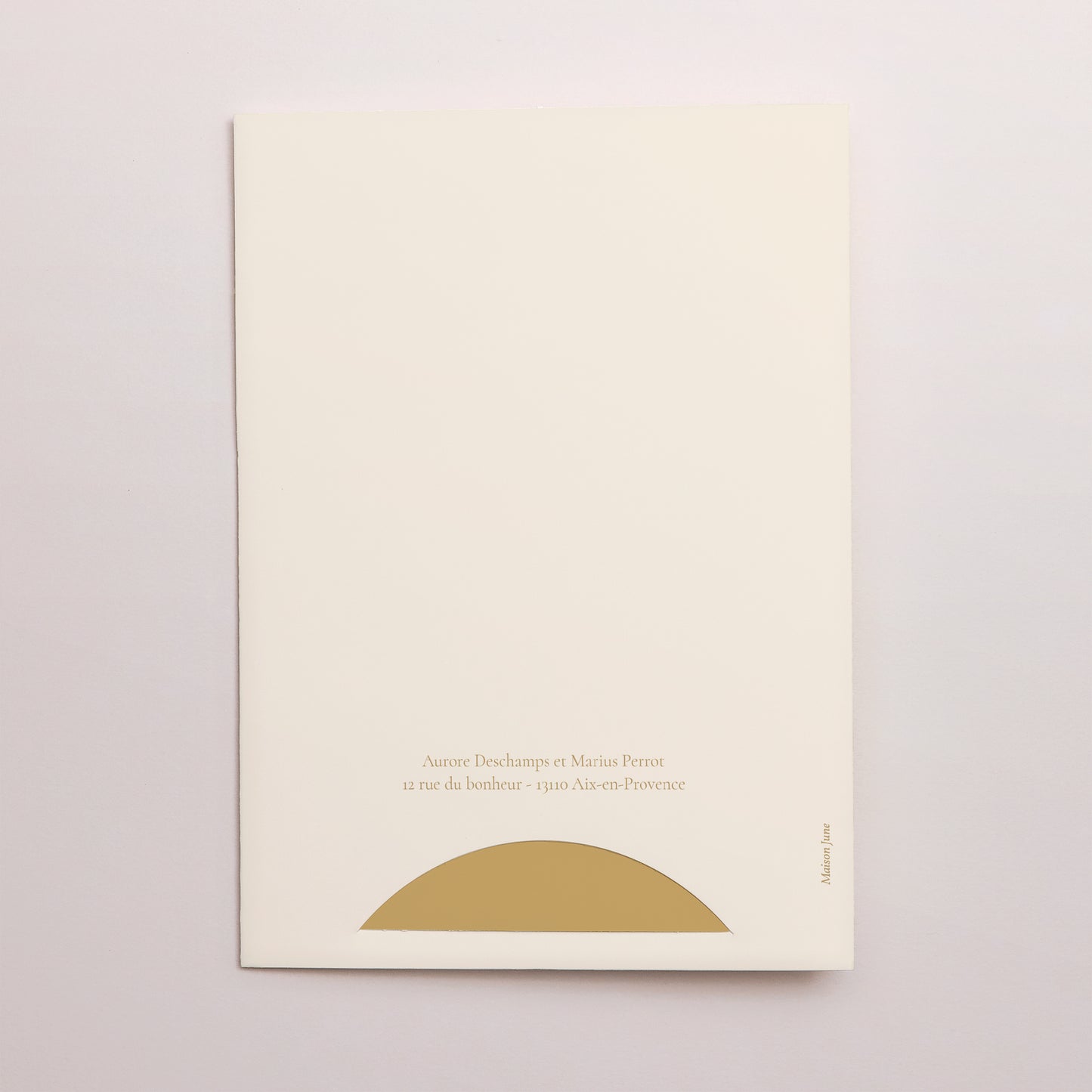 Faire-part Mariage Pochette 2 cartes Sous le sunlight photo N° 5