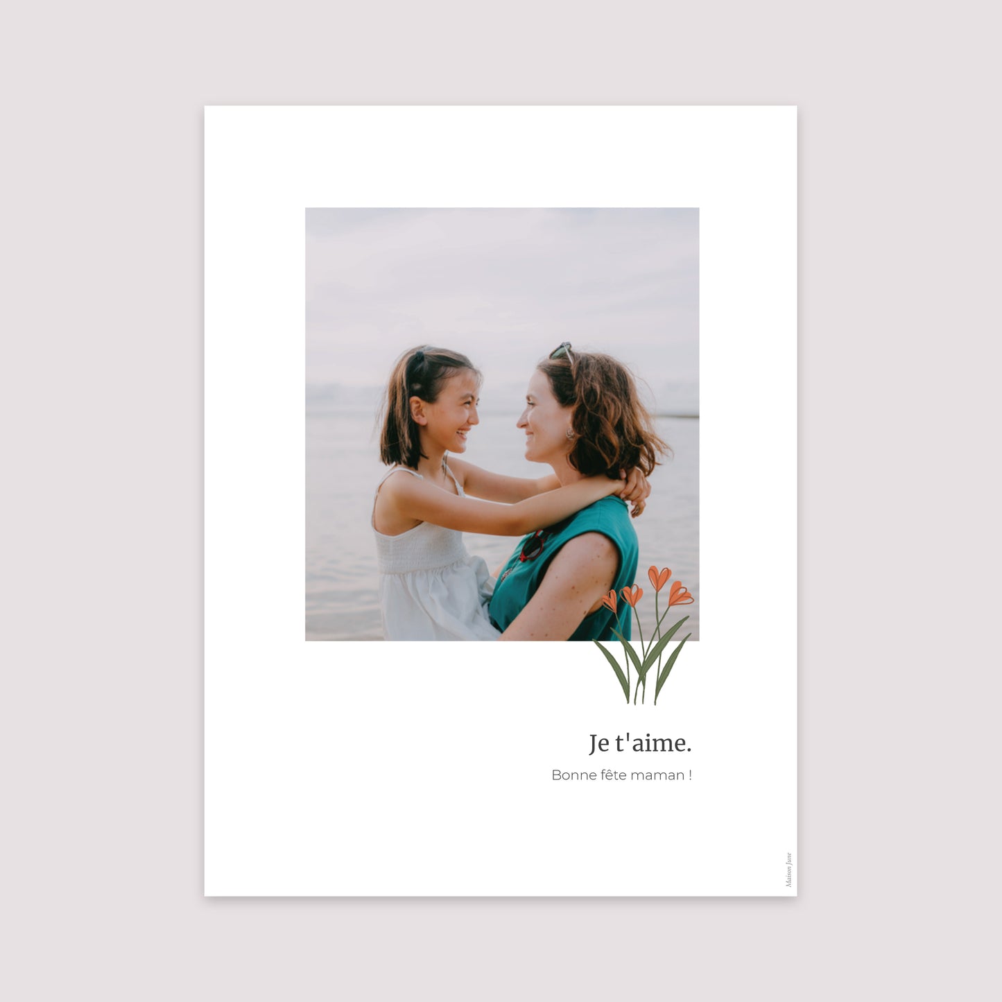 Affiche Portrait 30 x 40 cm Tulipes photo N° 2