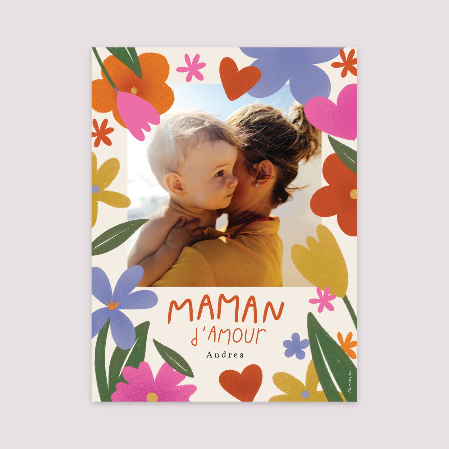 Affiche Portrait 30 x 40 cm Maman d'Amour II photo N° 2