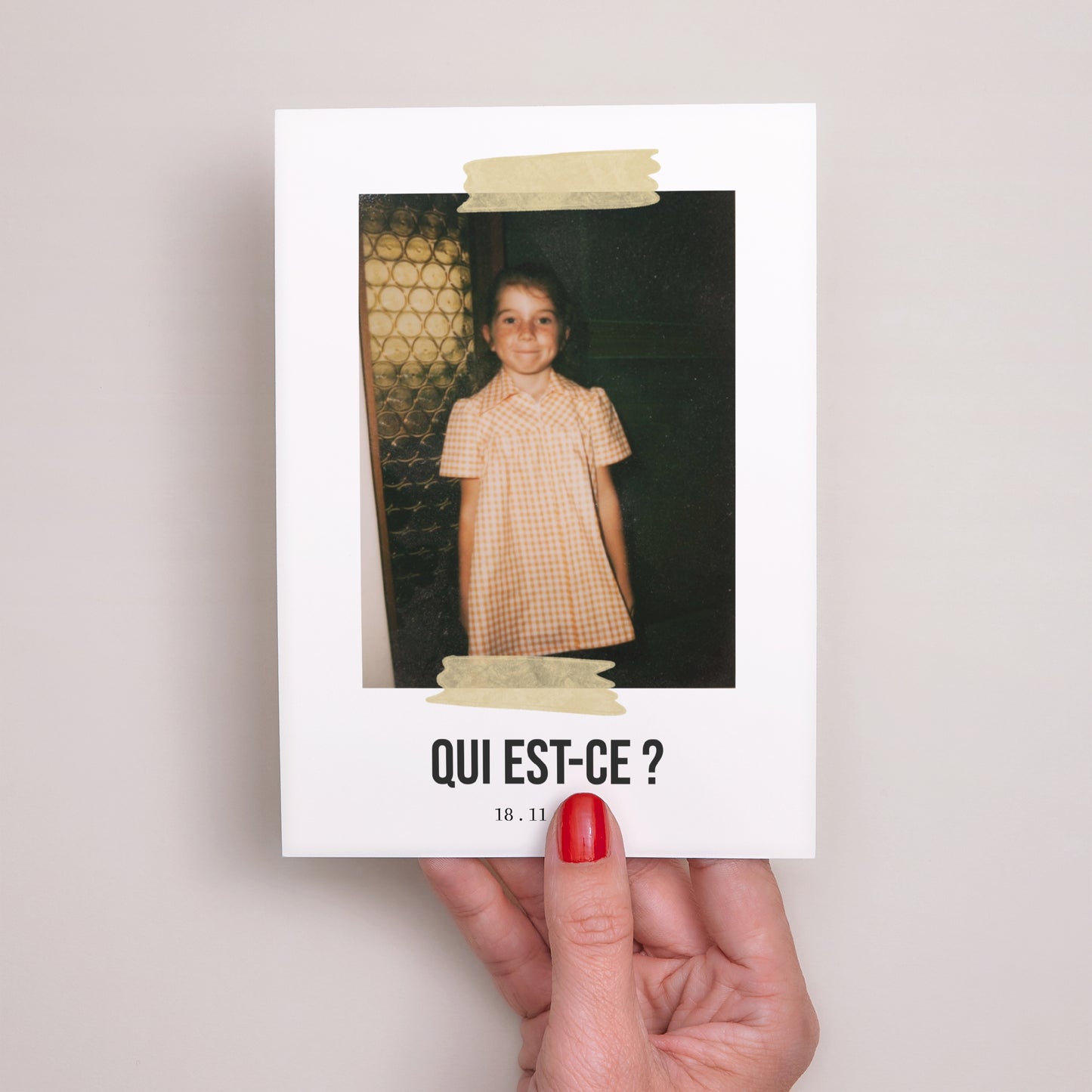 Invitations Anniversaire Adulte Portrait Qui est-ce ? photo N° 2