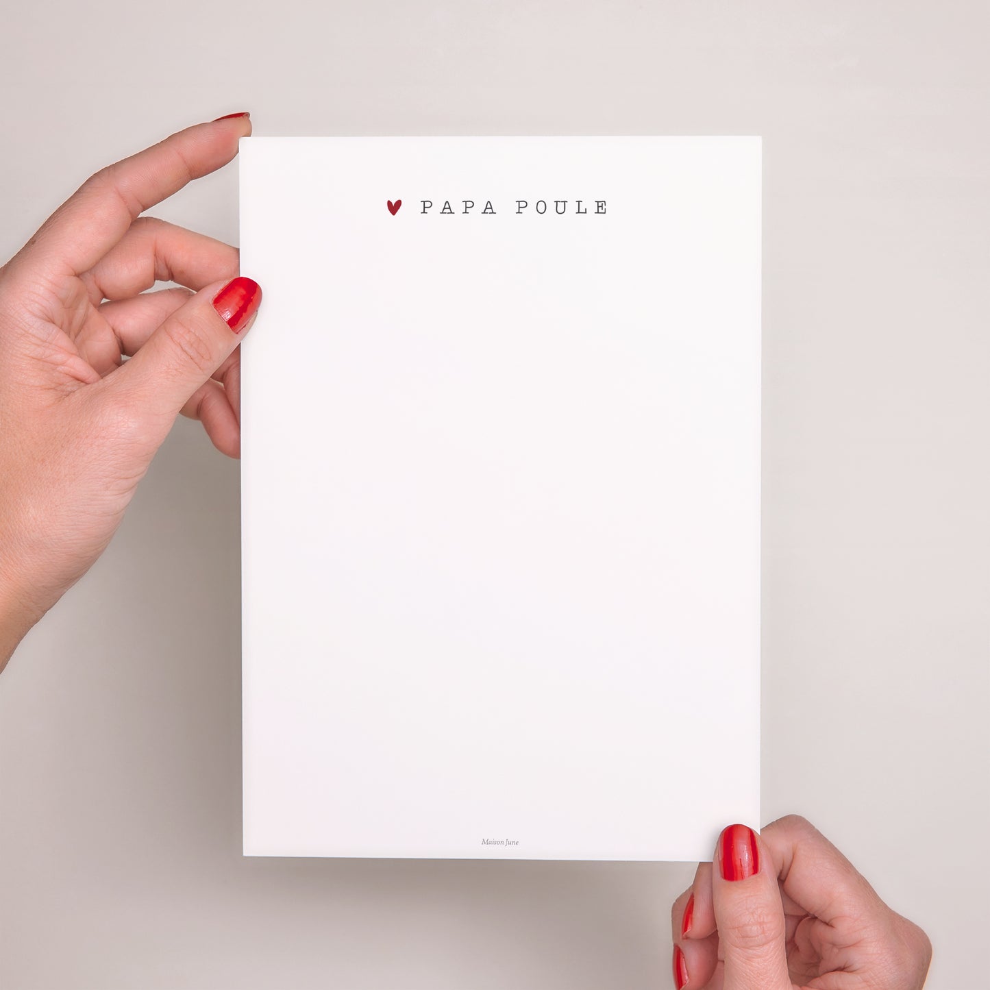 Carte Objets Grand format rectangle Papa poule photo N° 3