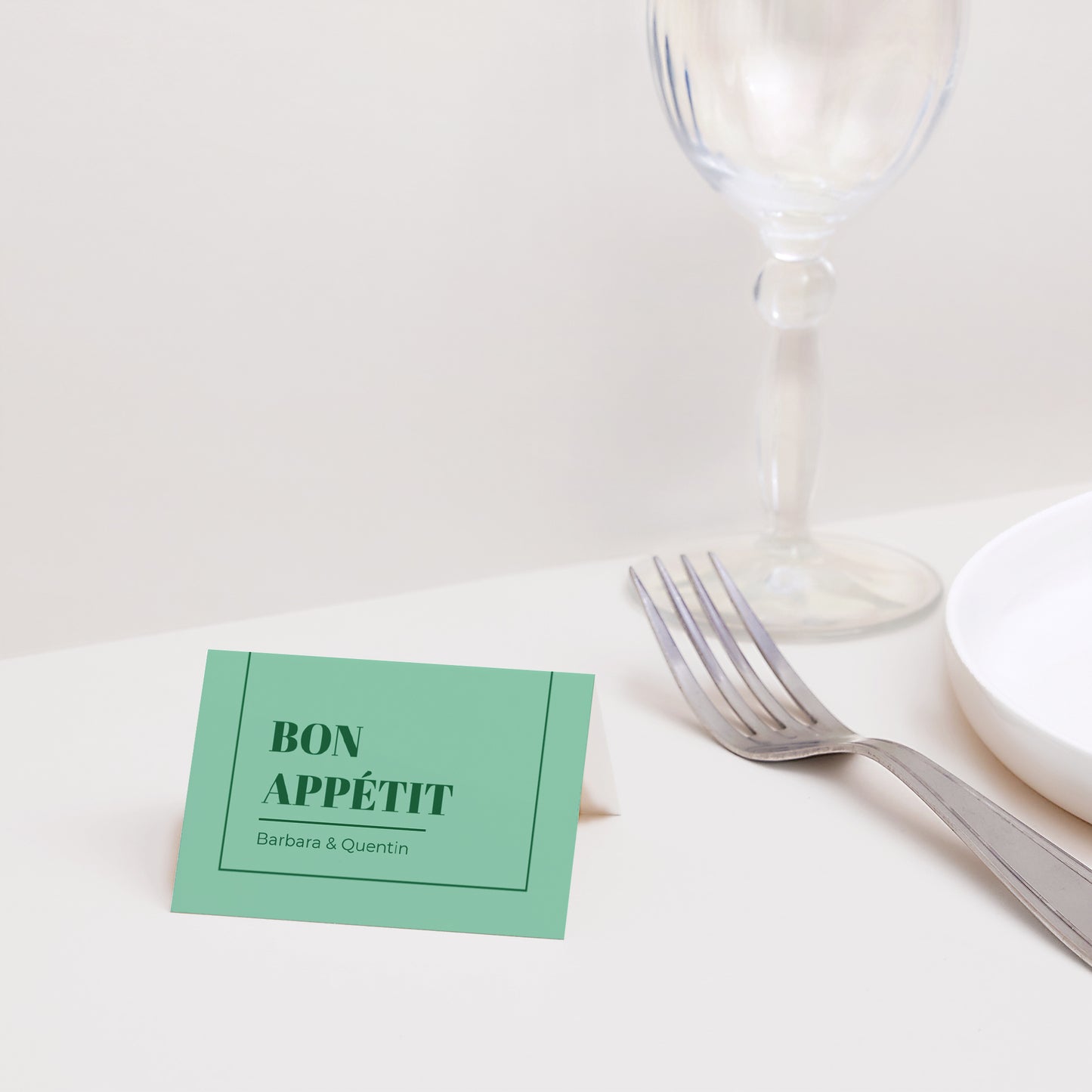 Marque-place Mariage 2 volets Pop & love photo N° 2