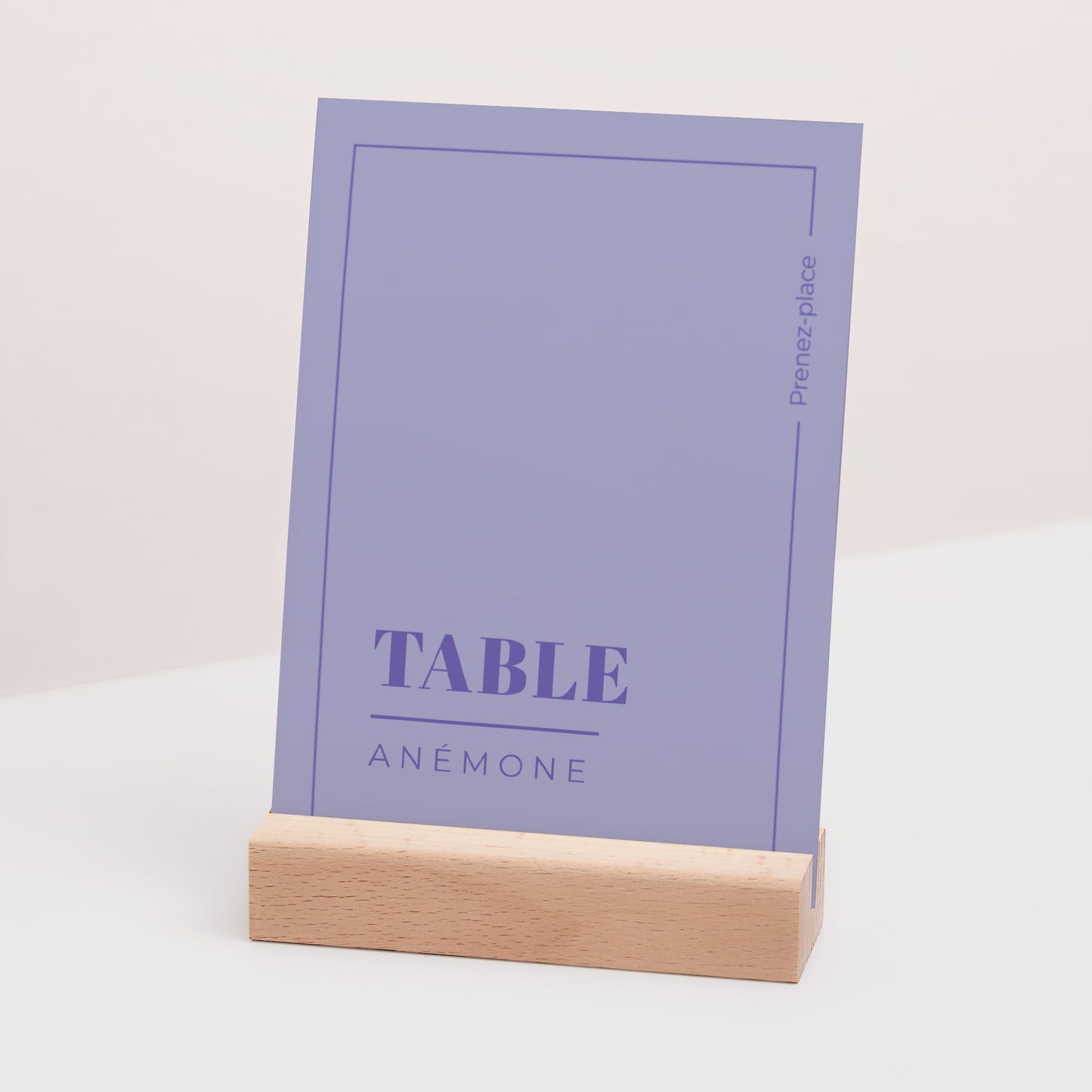 Marque table Mariage Rectangle Pop & love photo N° 3