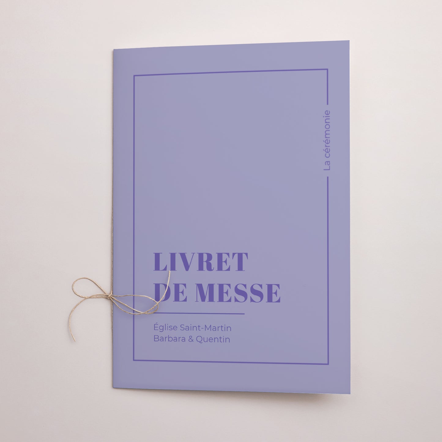 Livret de messe Mariage Double volet pop & love photo N° 1