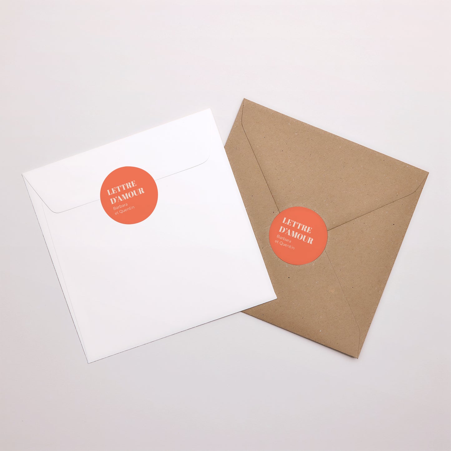 Sticker Mariage Rond Pop & love photo N° 3