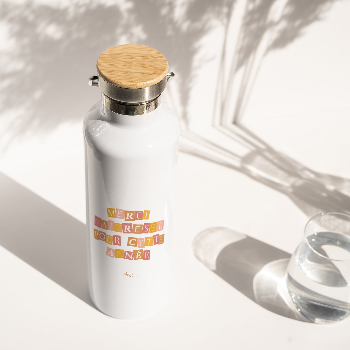 Gourde Objets 75 cl Collage coloré photo N° 1