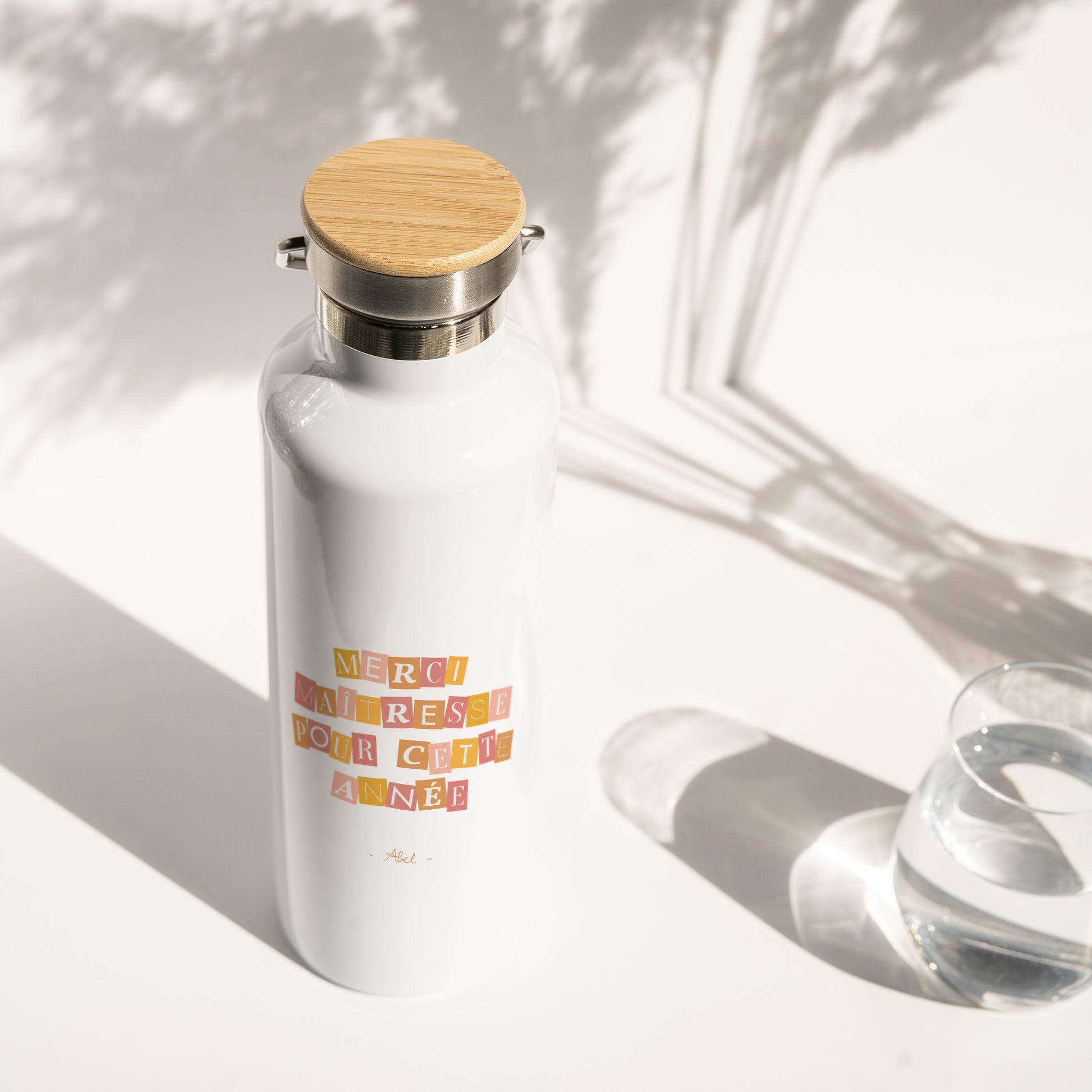 Gourde Objets 75 cl Collage coloré photo N° 1