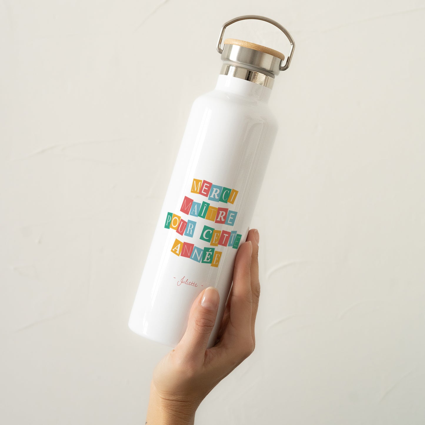 Gourde Objets 75 cl Merci colorés photo N° 2