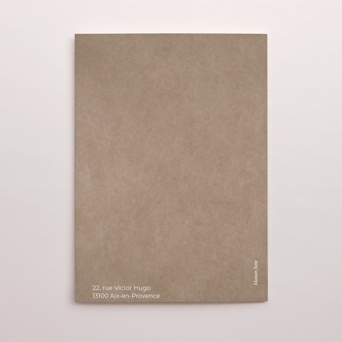 Faire-part Naissance Portrait double volet Brin et kraft photo N° 3