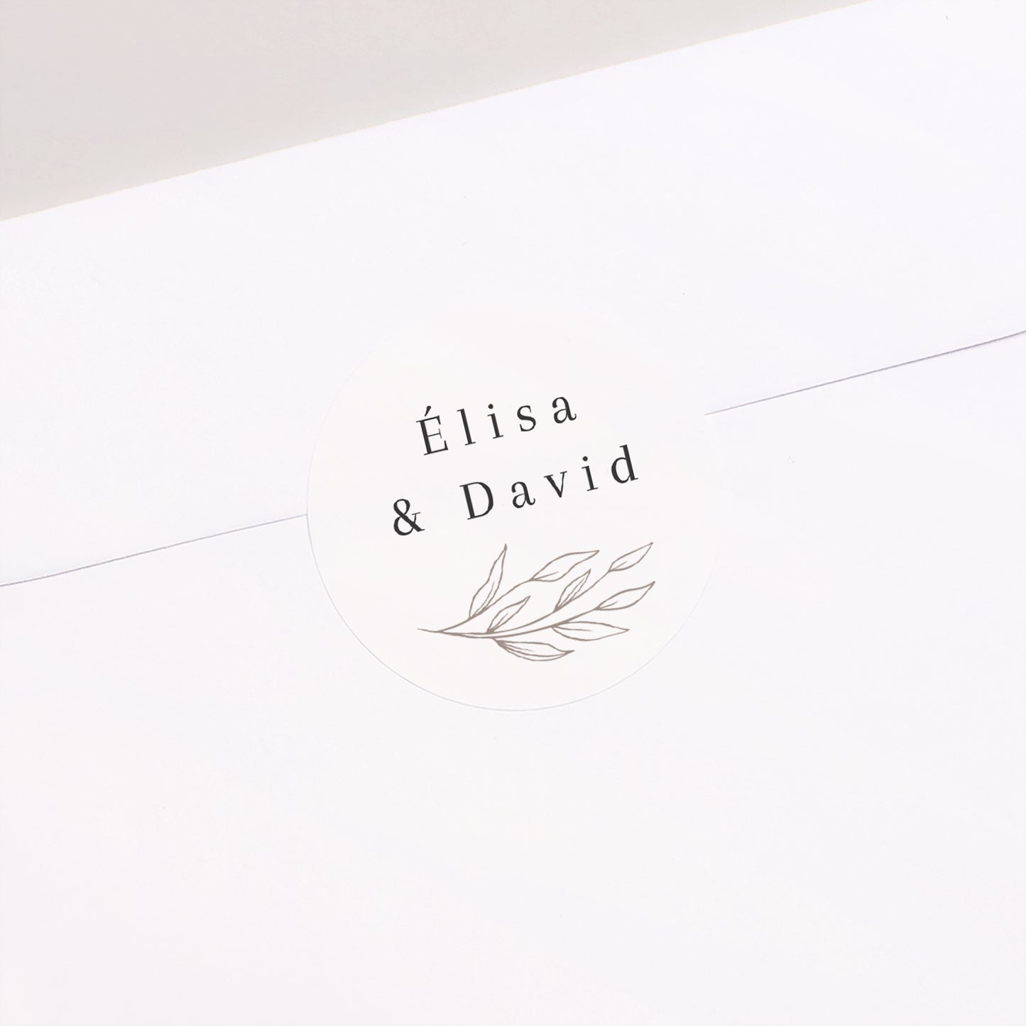 Sticker Mariage Rond alliance romantique photo N° 1