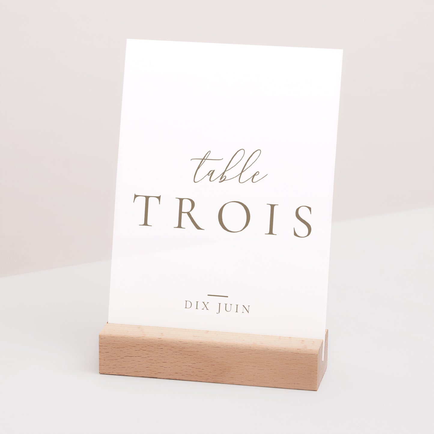 Marque table Mariage Rectangle Dorure élégante photo N° 3