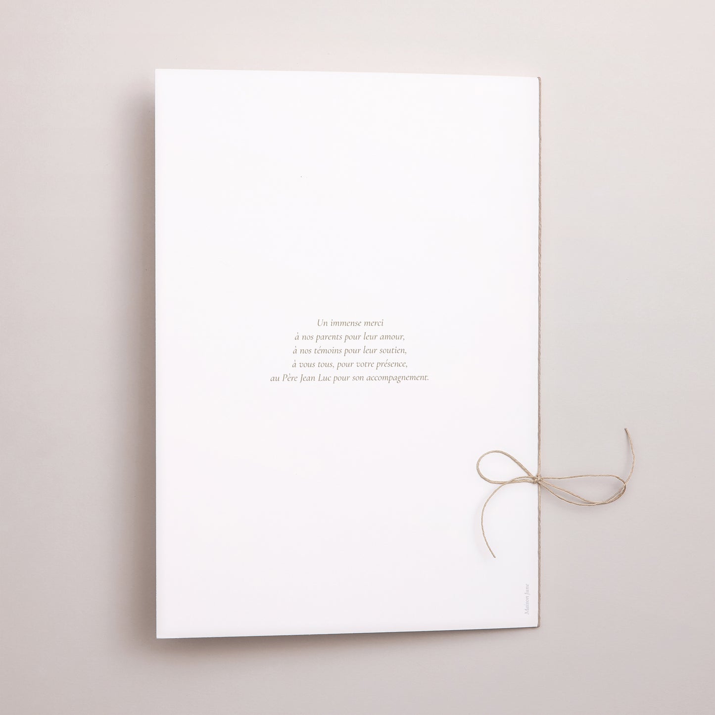 Livret de messe Mariage Double volet Dorure élégante photo N° 3