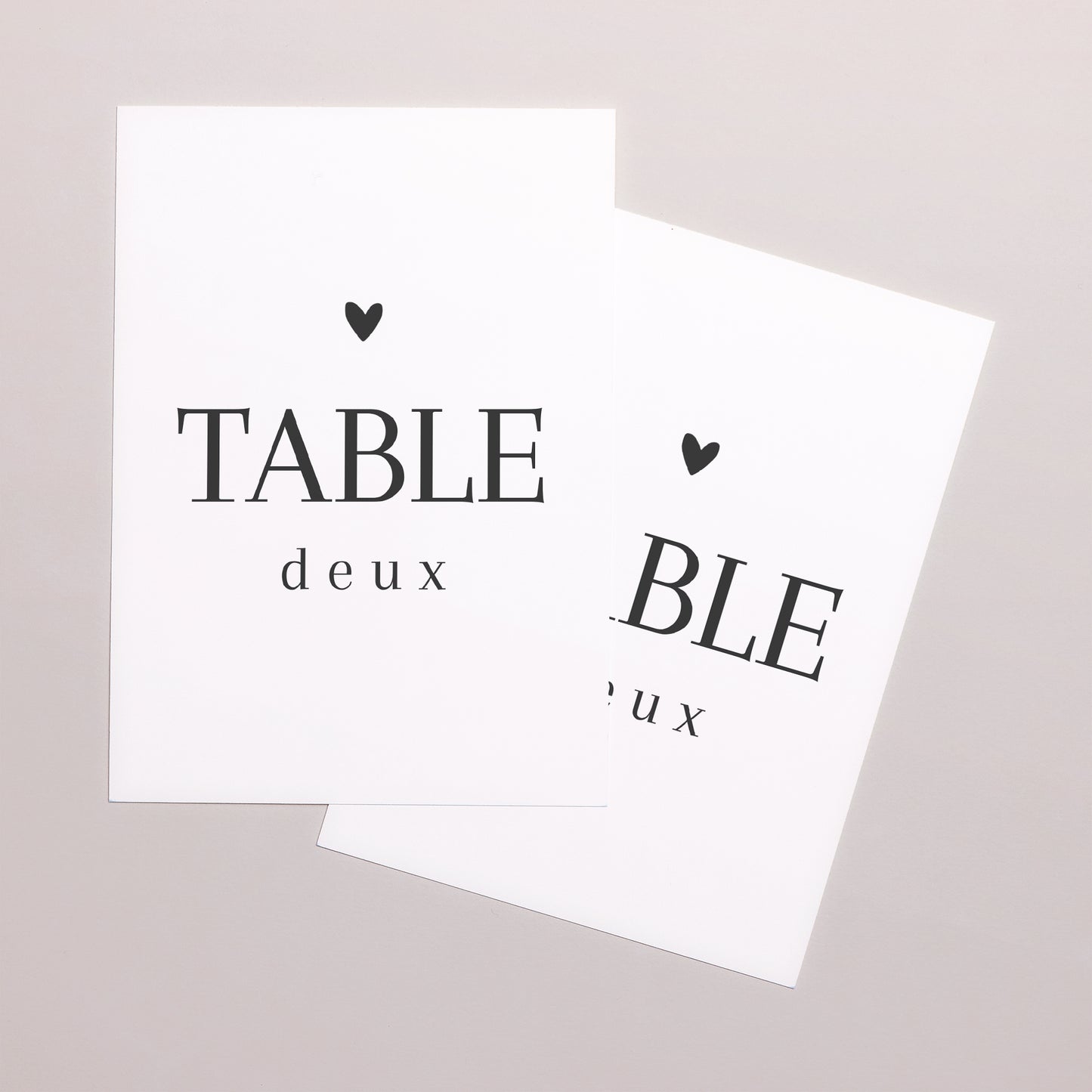 Marque table Mariage Rectangle Amour immense photo N° 2