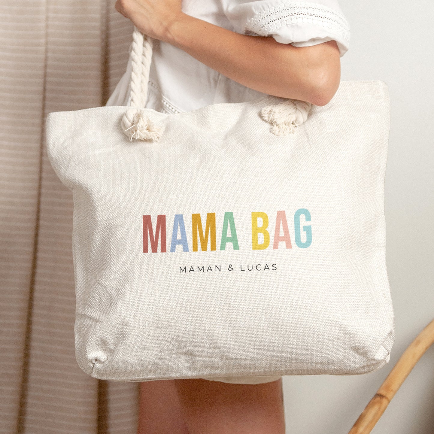 Sac cabas Objets Anse en corde MAMA BAG photo N° 2
